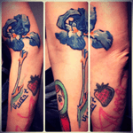 Iris - Vincent Van Gogh by Dermadonna Tattoos - Amsterdam #vangogh #vangoghtattoo #iris #Amsterdam 