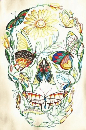 I plan on getting a piece similar to this on my thigh, I want to add a humming bird maybe. 