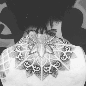 #tattoo #ink #inked #inkedgirls #tattooedgirls #studio52 #stirling #scotland #dot #dotwork #coverup #lotus #lotusflower #flower #pretty #cute 