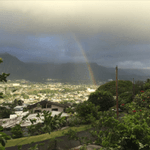 Rainbow here in Oahu 