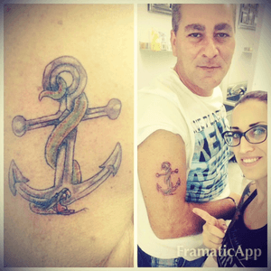 Leon's first tattoo! Enjoy 🙏🌹 #ink #tattoo #tattooshop #firsttattoo 