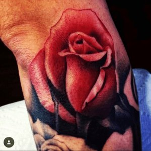  #rosetattoo #redrose #rose