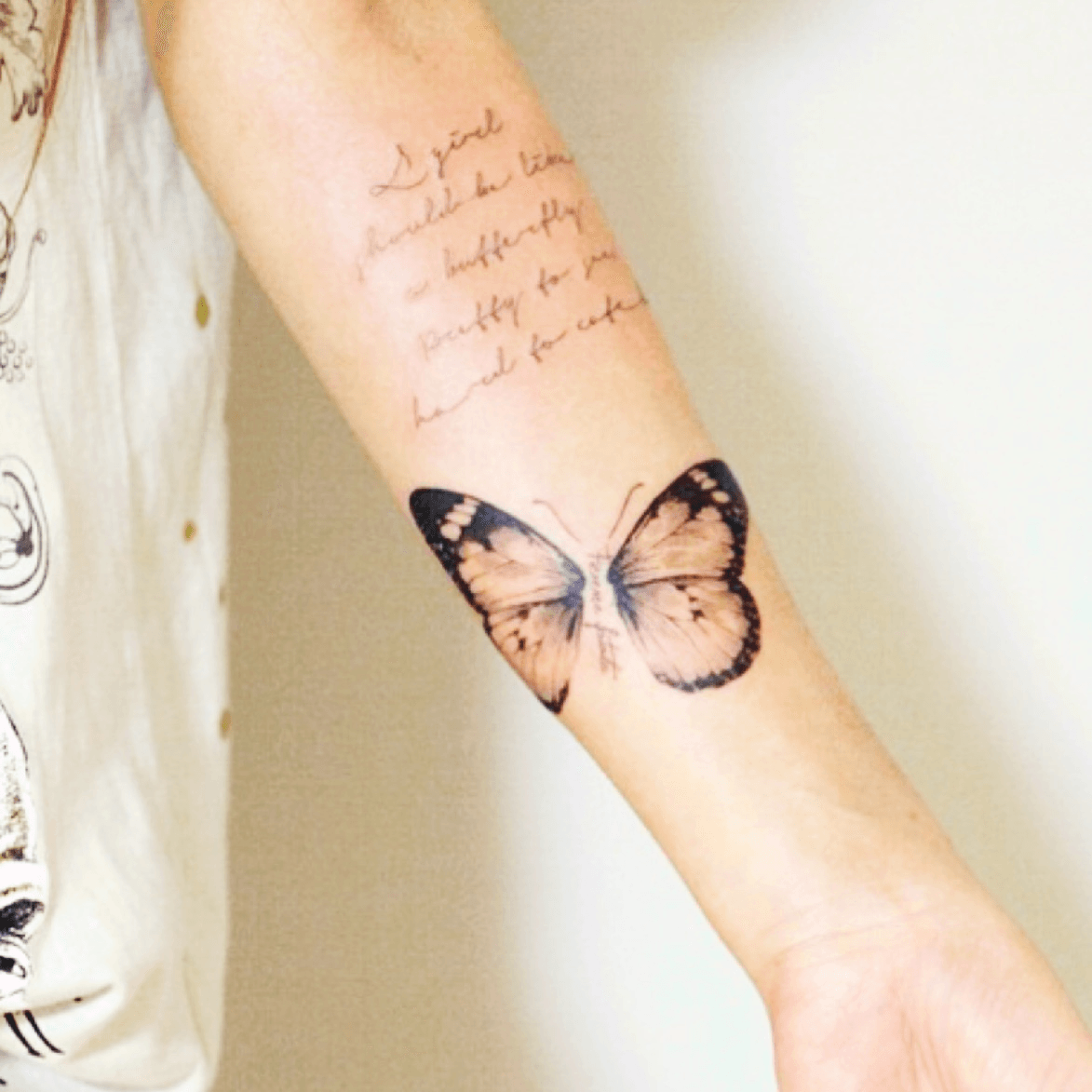 Share 77 Butterfly Tattoo With Quote Best Thtantai2