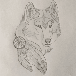 #Wolf #Dreamcatcher #native 