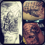 Koi tattoo ink #LeonardodaVinci #linework #Line #davincitattoonyc #davinci 
