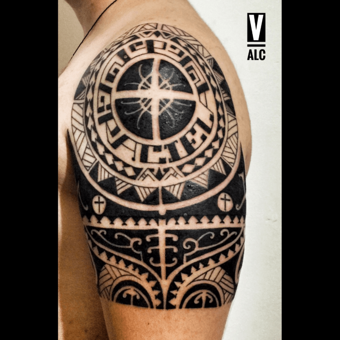 Columbian inspired tattoo by Michael Fatutoa Video  Tribal tattoos for  men Tribal sleeve tattoos Tribal tattoos