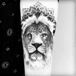 Beautiful! Artist unknown #lion #mandala #fur 