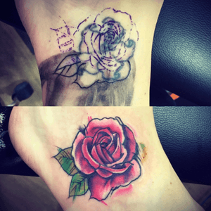 #rose #cover #Cover_up #CoverUpTattoos 