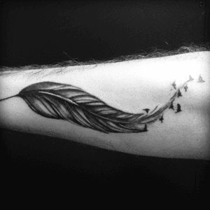 My newest tattoo - birds of a feather 
