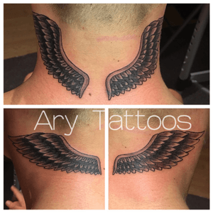 Tattoo de alas 🕊 Ary Tattoos