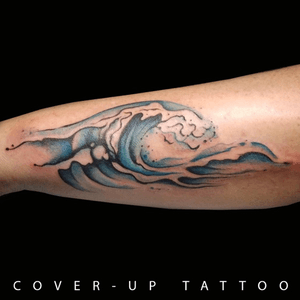 Cover-up tattoo by Hannah Clock. See more here: http://www.larktattoo.com/long-island-team-homepage/hannah-clock/ #ocean #oceantattoo #coverup #coveruptattoo #watercolor #watercolortattoo #colortattoo #wave #wavetattoo #watercolorwave #marinebiology #femaletattooartist #femaletattooer #tattoo #tattoos #tat #tats #tatts #tatted #tattedup #tattoist #tattooed #inked #inkedup #ink #tattoooftheday #amazingink #bodyart #tattooig #tattoosofinstagram #instatats #larktattoo #larktattoos #larktattoowestbury #westbury #longisland #NY #NewYork #usa #art #hanna #clock #hannahclock