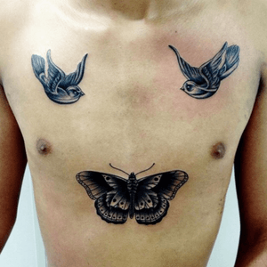 #swallows #tattoo #JeffinhoTattow 
