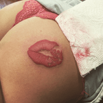 Kiss tattoo i did
