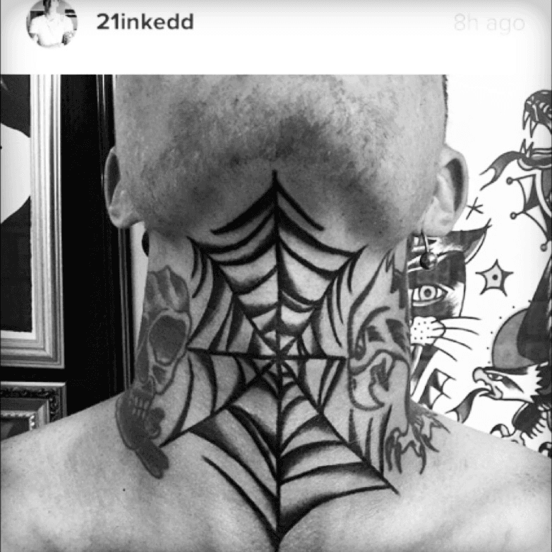 spider on neck on throat tattooTikTok Search
