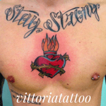 #vittoriatattoo #tattoosbyvittoria #sternumtattoo #sternum #sacredhearttattoo #sacredhearttattoo #heart 