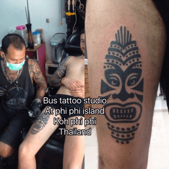 Tattoo uploaded by Bus tattoo studio phi phi island thailand (bamboo tattoo)  • #maori #tattooart #tattooartist #Bambootattoo #traditional #tattooshop  #at #Bustattoostudio #phiphiisland #thailand🇹🇭#tattoodo #tattooink #tattoo  #phiphi #kohphiphi ...