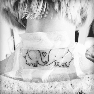 My elephants tattoo in memory of my nan who loved elephants  #tattoos #tat #ink #inked #tattooed #tattoist #coverup #art #design #instaart #instagood #sleevetattoo #handtattoo #chesttattoo #photooftheday #tatted #instatattoo #bodyart #tatts #tats #amazingink #tattedup #inkedup