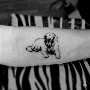 Nº154 In Memory of Slash #tattoo #dog #inmemoryof #contrast #threshold #ink #slash #bestfriend #bylazlodasilva