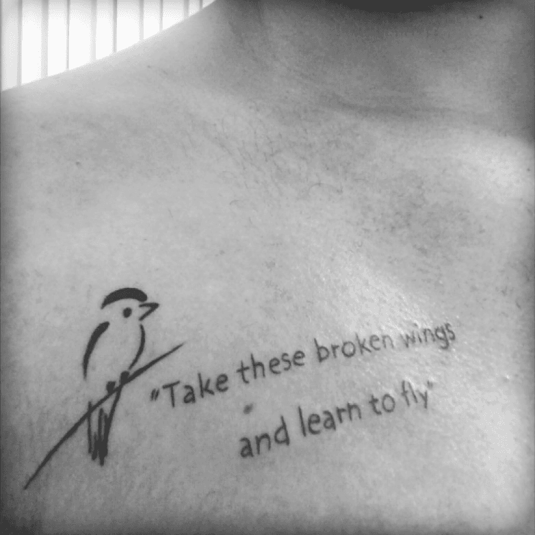 My first tattoo a nice little blackbird  rbeatles