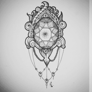 #dotwork #gem  This is my work. Please don't steal.