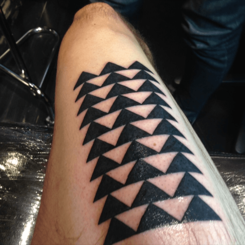 Ramandeep Singh on Twitter These triangles symbolises Shark Teeth  known as Niho Mano in Polynesian language The Niho Mano symbolises  Power Ferocity Protection Guidance and Adaptability FirstTattoo  Inked MaoriTattoo NihoMano 