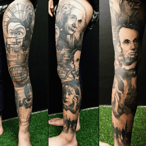 portrait tattoo by BT Tattoo Thailand