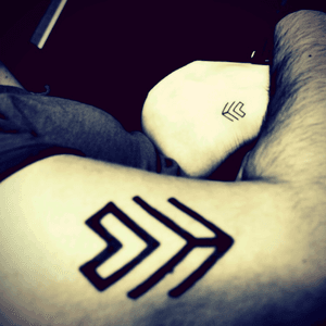 Mapuche tattoo. "Piwke" Me and my love. My arm and her foot. . #mapuche #chili #love #couple #courage 