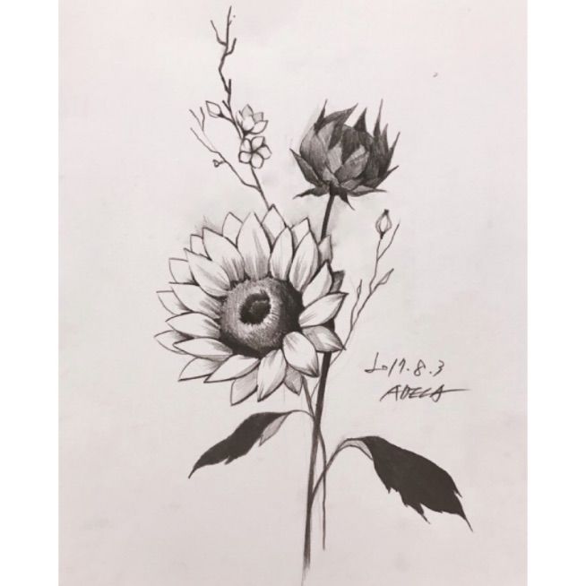 Sunflower Linework Art & Collectibles Linework Sunflower Fiber Arts etna.com.pe