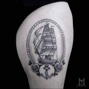 By Mo, Done at Mojito Tattoo, Toulouse, France. www.mojitotattoo.com #tattoo #toulouse #ink #mojitotatto #boattattoo #btattooing 