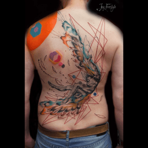 #Icarus backpiece by client Jay Freestyle out of Dermadonna Custom Tattoos (Amaterdam) ---------------------------------------------------------- "Give me a piece of your skin & I'll give you a part of my soul" Sponsored by @sorrymomtattoo @intenzetattooink #JayFreestyle #JayStyle #tattoo #art #WeAreSorryMom #aftercare #inkedmag #tattrx #tattoos_of_insta #tattoos_of_instagram #instatattoo  #intenzetattooink #watercolor #freehand #watercolortattoo #GoBigOrGoHome #tattooartist #MarketInk 