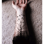 Would make a great addition to my wolf on my arm #naturetattoo 