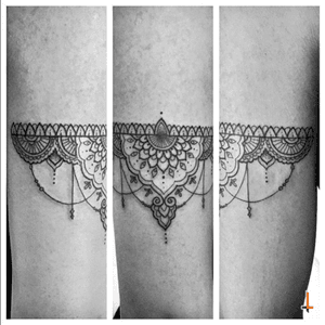 Nº354 #tattoo #ink #inked #bracelet #bracelettattoo #ornamental #mandala #pendant #decorative #blacktattoo #ornamentaltattoo #eternalink #liningblack #bylazlodasilva