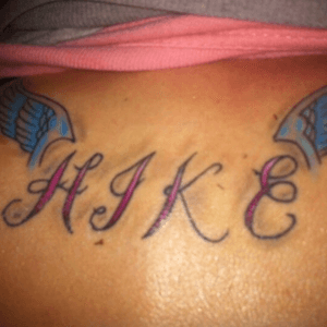My initials H J K E ( before i was married) 