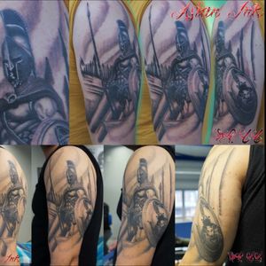 #warrior #warriortattoo #spartan #spartantattoo #bng #bngink #bngtattoo #bnginksociety 