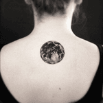 Beautiful moon tattoo #moon 