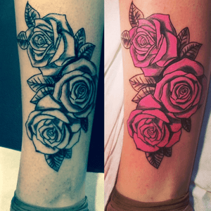 #pinkroses #rosestattoo #tattoo 
