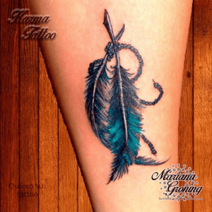 Feathers tattoo #tattoo #marianagroning #karmatattoo #cdmx #MexicoCity #watercolor #watercolortattoo #watercolortattooartist #feather 
