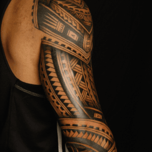 Love the maori style tattoos