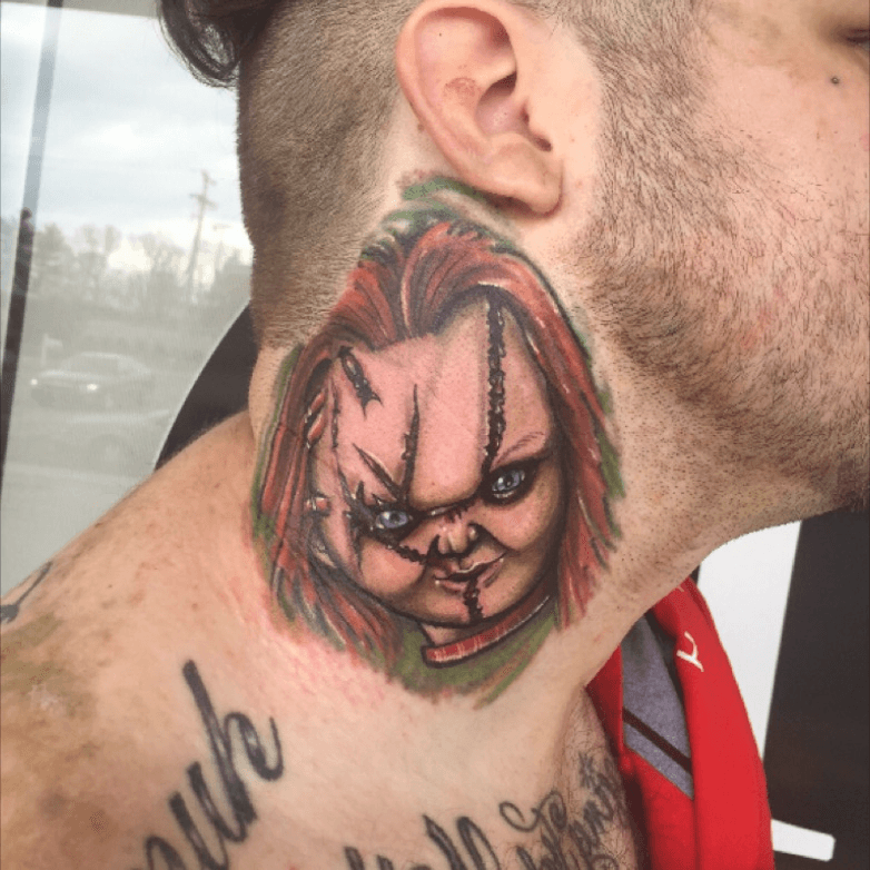 Buy Chucky Tattoo  Pumpkin Tattoo  Realistic Temporary Tattoos  Online  in India  Etsy