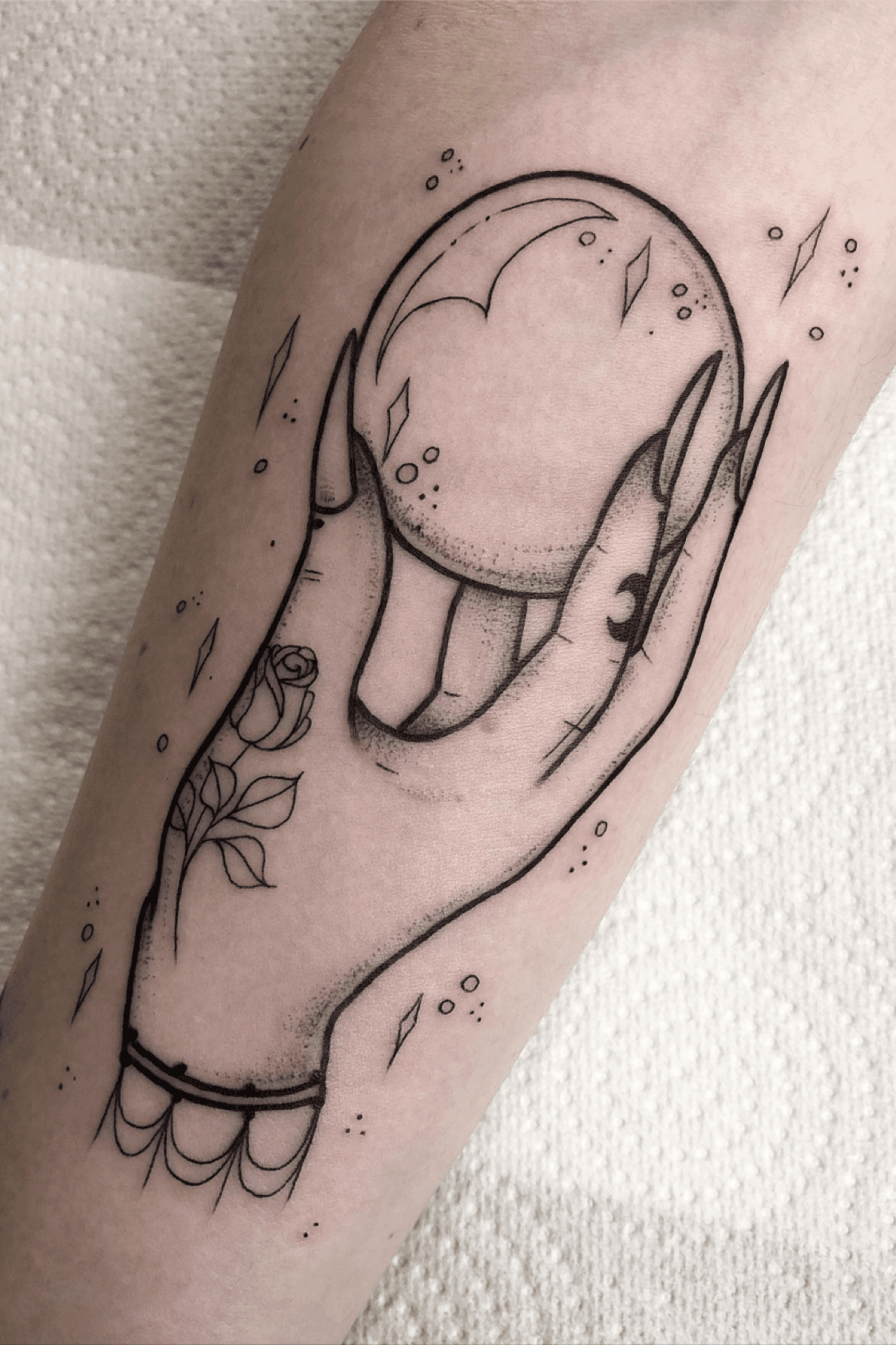 Sp000kySam on Twitter Witchy Hand tattoo I got to do before the rona   tattoo witch moon inked httpstcot3S8yK2gyQ  Twitter