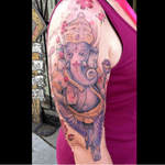 Ganesh by adam montegut @ new orleans tattoo mueseum 