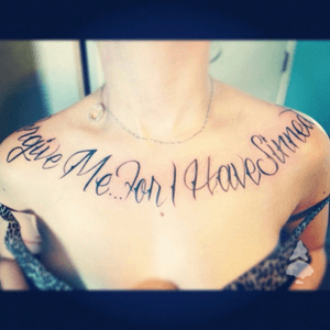 #lettering #CleanLines #chestpiece 