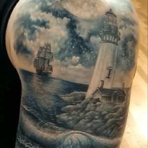 Lighthouse tattoo for mom and dad