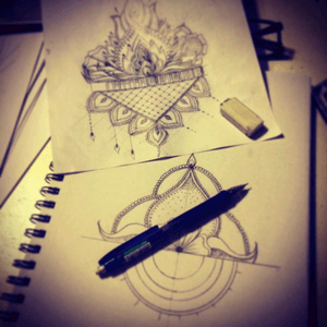 My drawings  #mandala_tattoo #drawing 