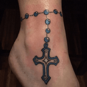 Cross and rosary