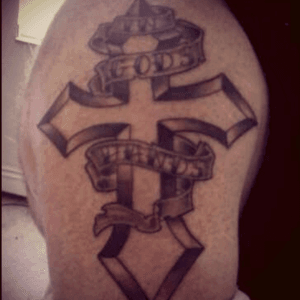 "In God's Hands" cross base on my own faith and my Trust in God