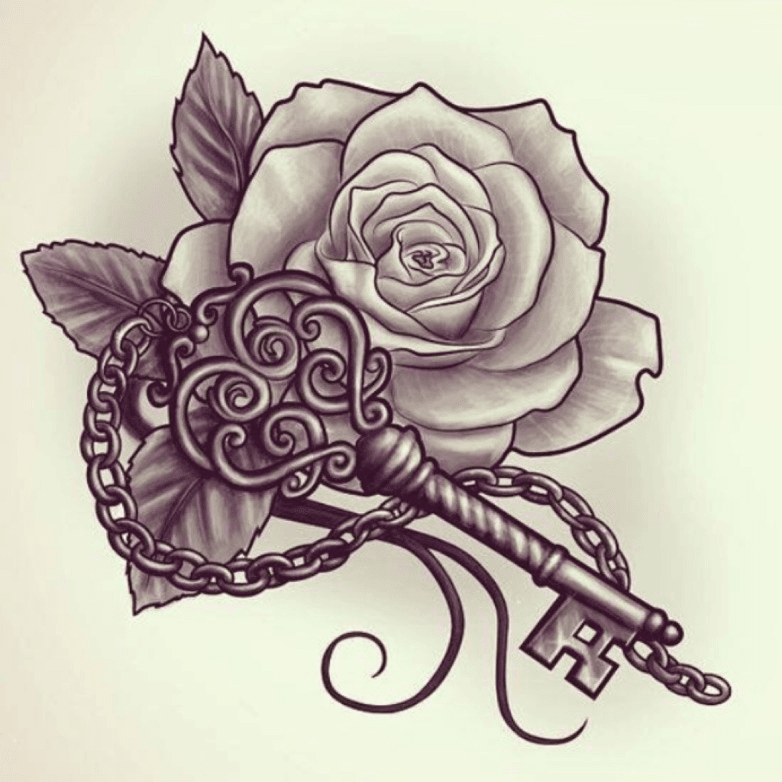 30 Key Tattoo Designs for Boys and Girls