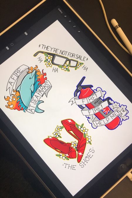 Flash tattoo