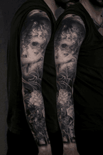 For more of my tattoos, check out www.instagram.com/bacanubogdan or www.Facebook.com/bacanu.bogdan.7 #BacanuBogdan #tattoooftheday #tattoo #blackandgrey #realism #realistic #tattooartist #sleeve 