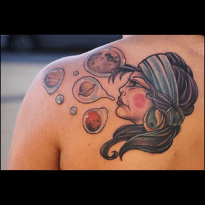 Gypsy and planetarian bubbles by Jeremy Soto, Costa Rica.